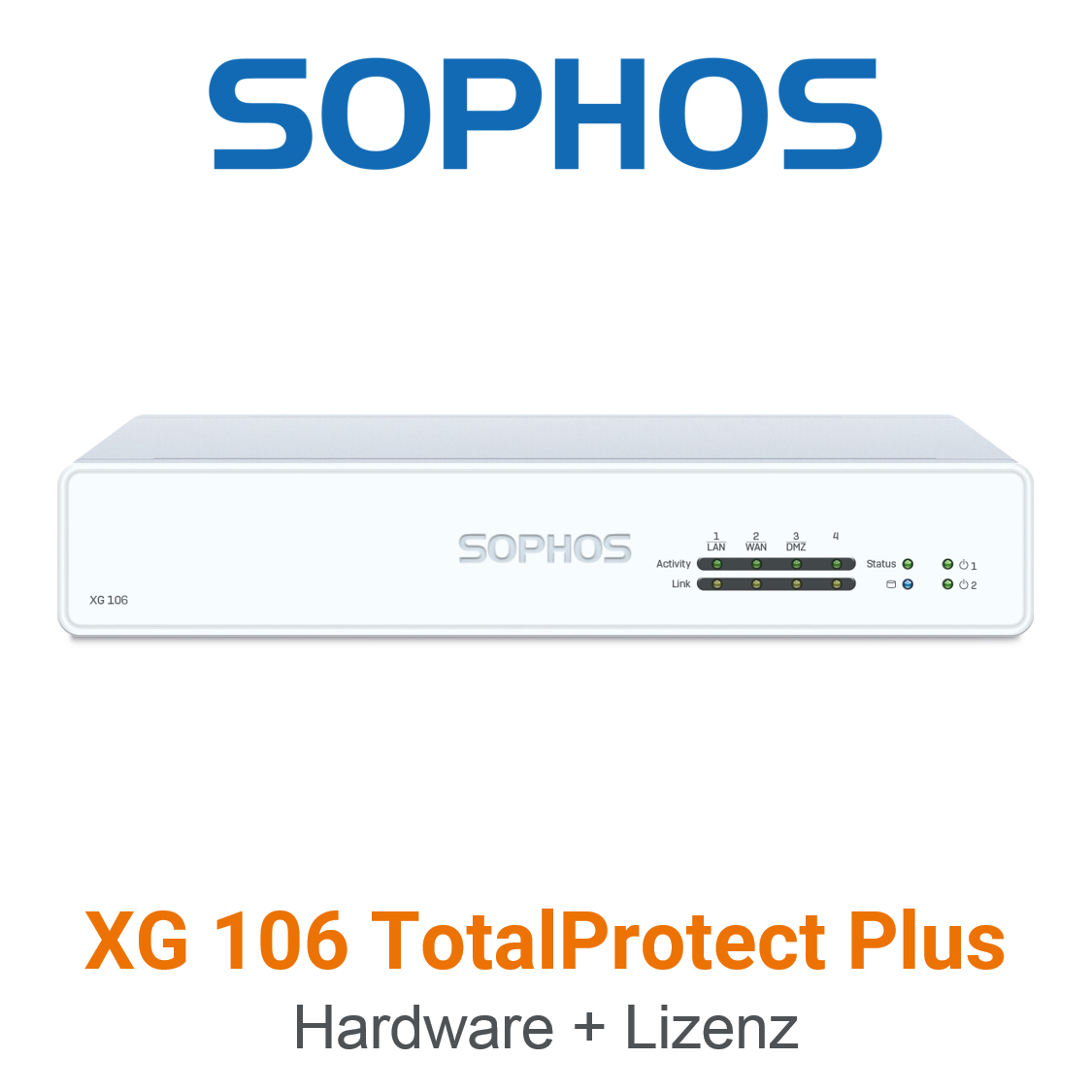 Sophos XG 106 TotalProtect Plus Bundle (Hardware + Lizenz) (End of Sale/Life)