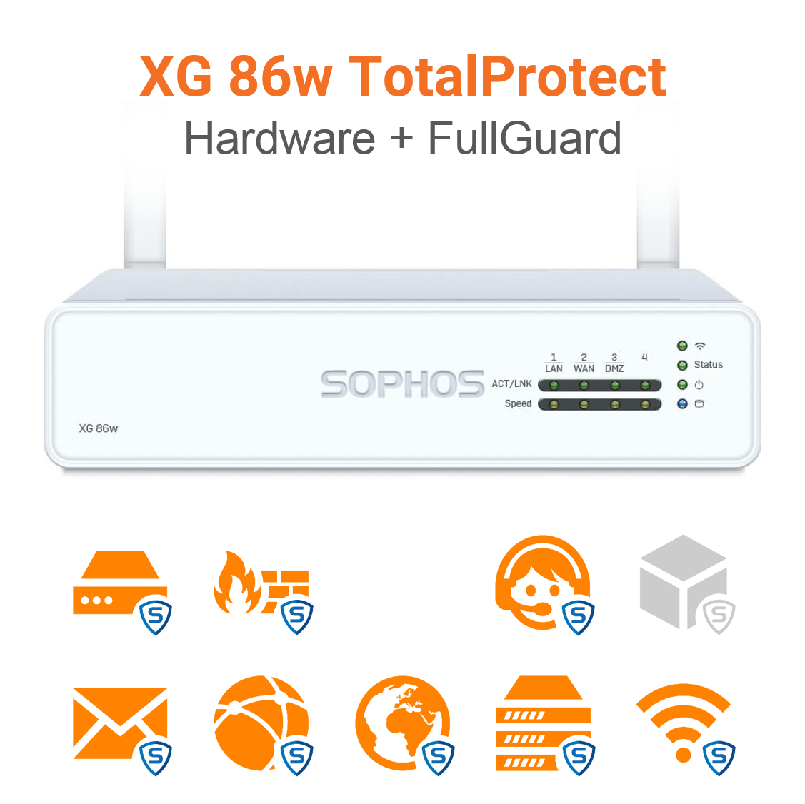 Sophos XG 86w TotalProtect Bundle (Hardware + Lizenz)
