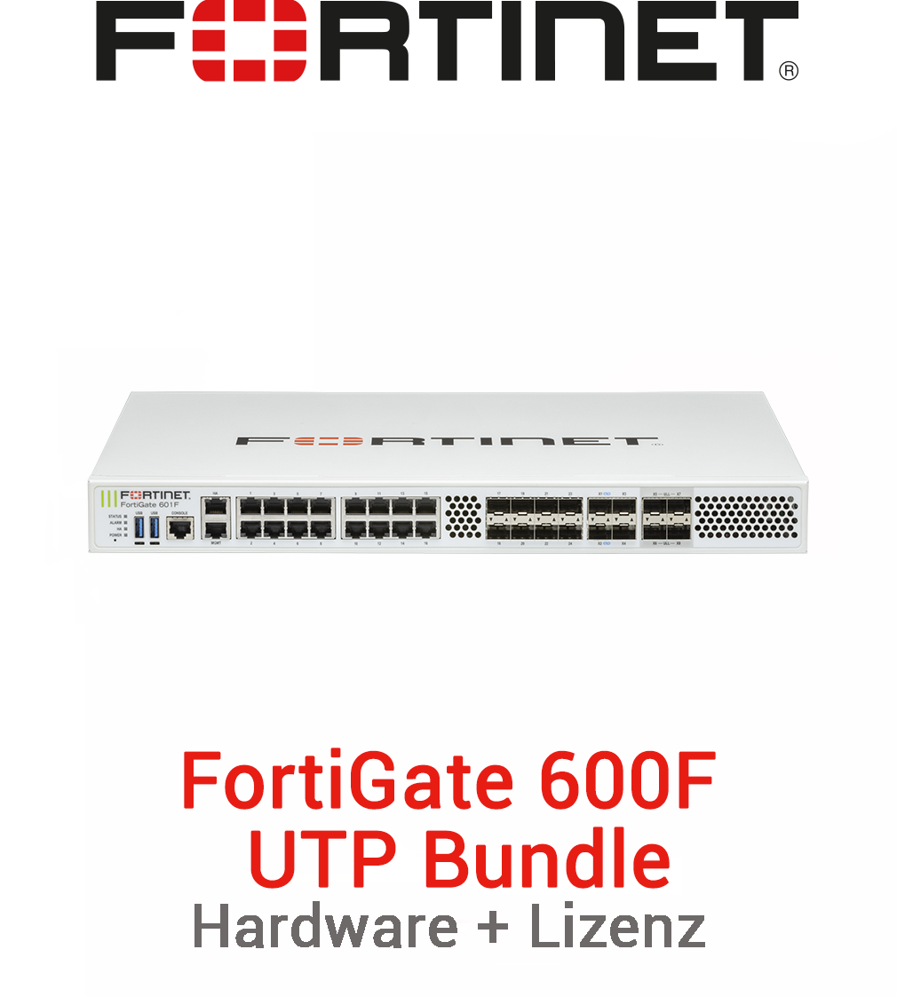 Fortinet FortiGate-600F - UTM/UTP Bundle (Hardware + Lizenz)