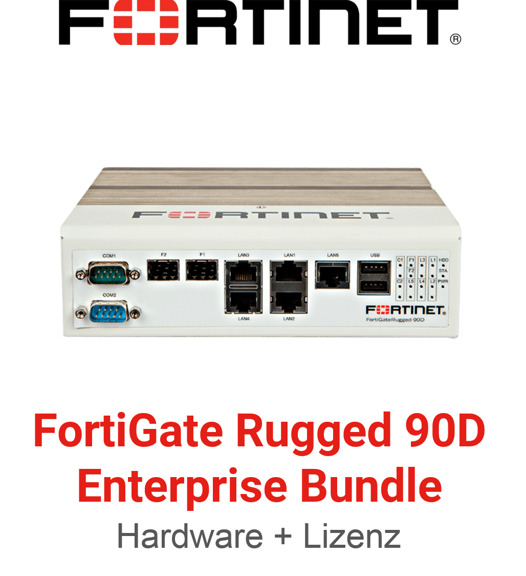 Fortinet FortiGateRugged-90D - Enterprise Bundle (Hardware + Lizenz)