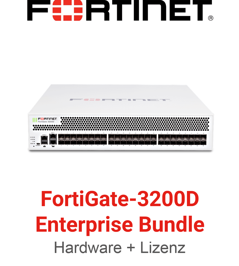 Fortinet FortiGate FG-3200D - Enterprise Bundle (Hardware + Lizenz)