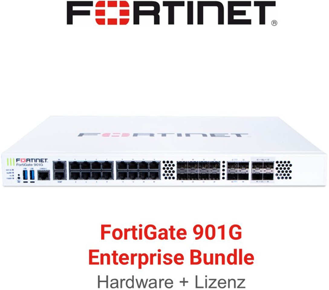 Fortinet FortiGate-901G - Enterprise Bundle (Hardware + Lizenz)