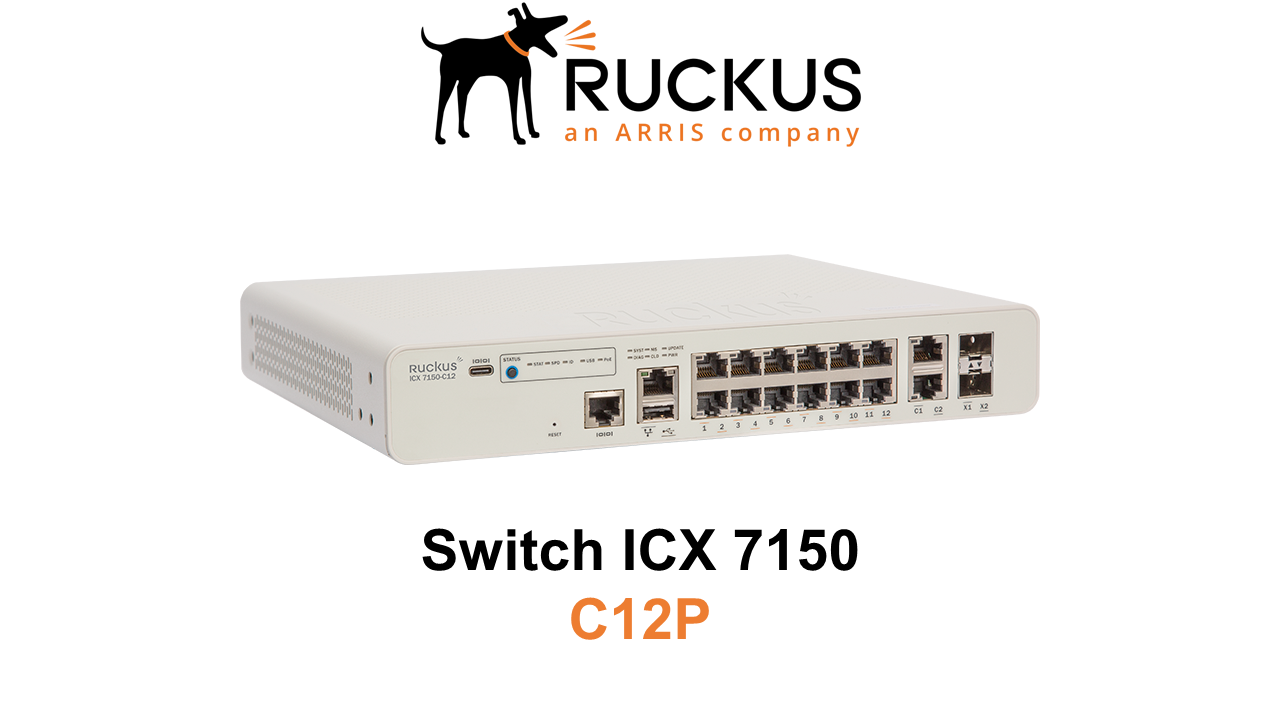 Ruckus ICX 7150-C12P Compact Switch