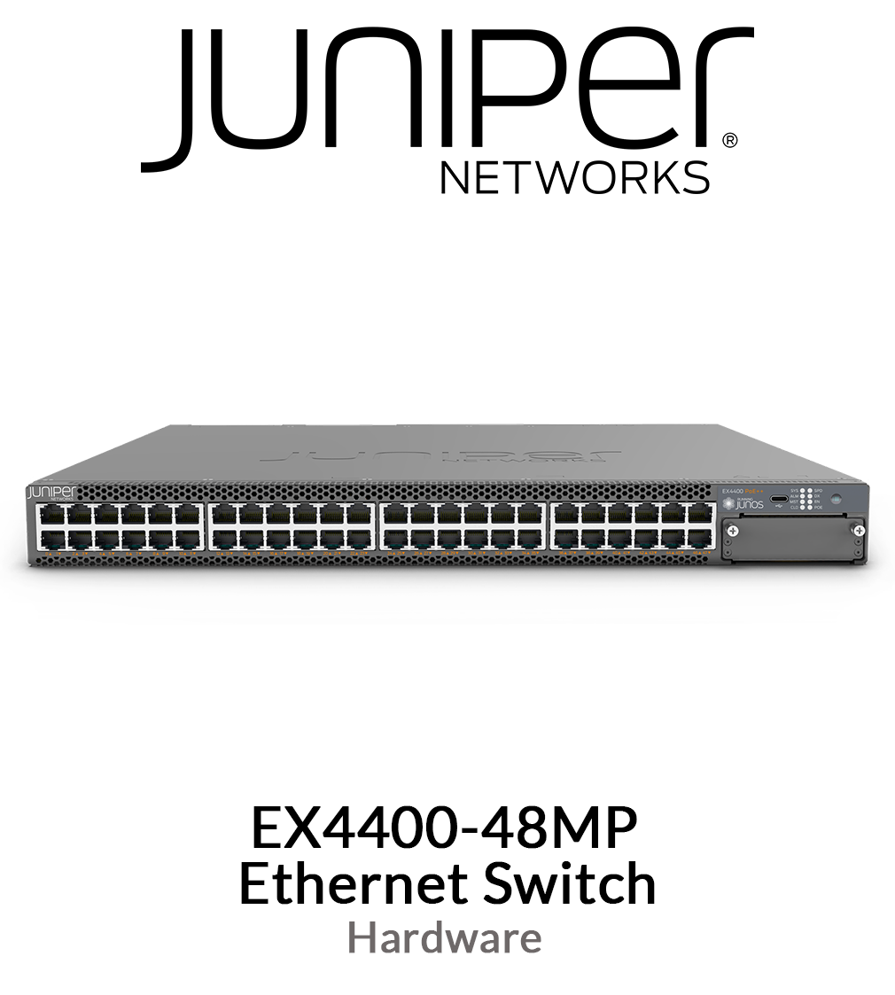 Juniper Networks EX4400 48 PORT MGIG POE SWITCH SPARE