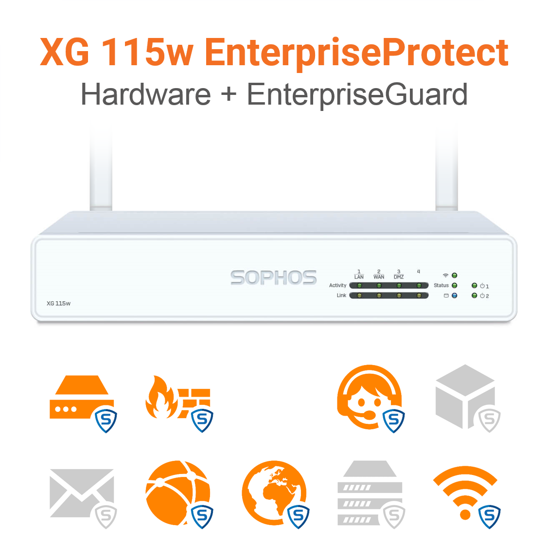 Sophos XG 115w EnterpriseProtect Bundle (Hardware + Lizenz) (End of Sale/Life)