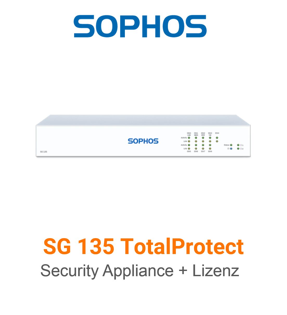 Sophos SG 135 TotalProtect Bundle (Hardware + Lizenz)
