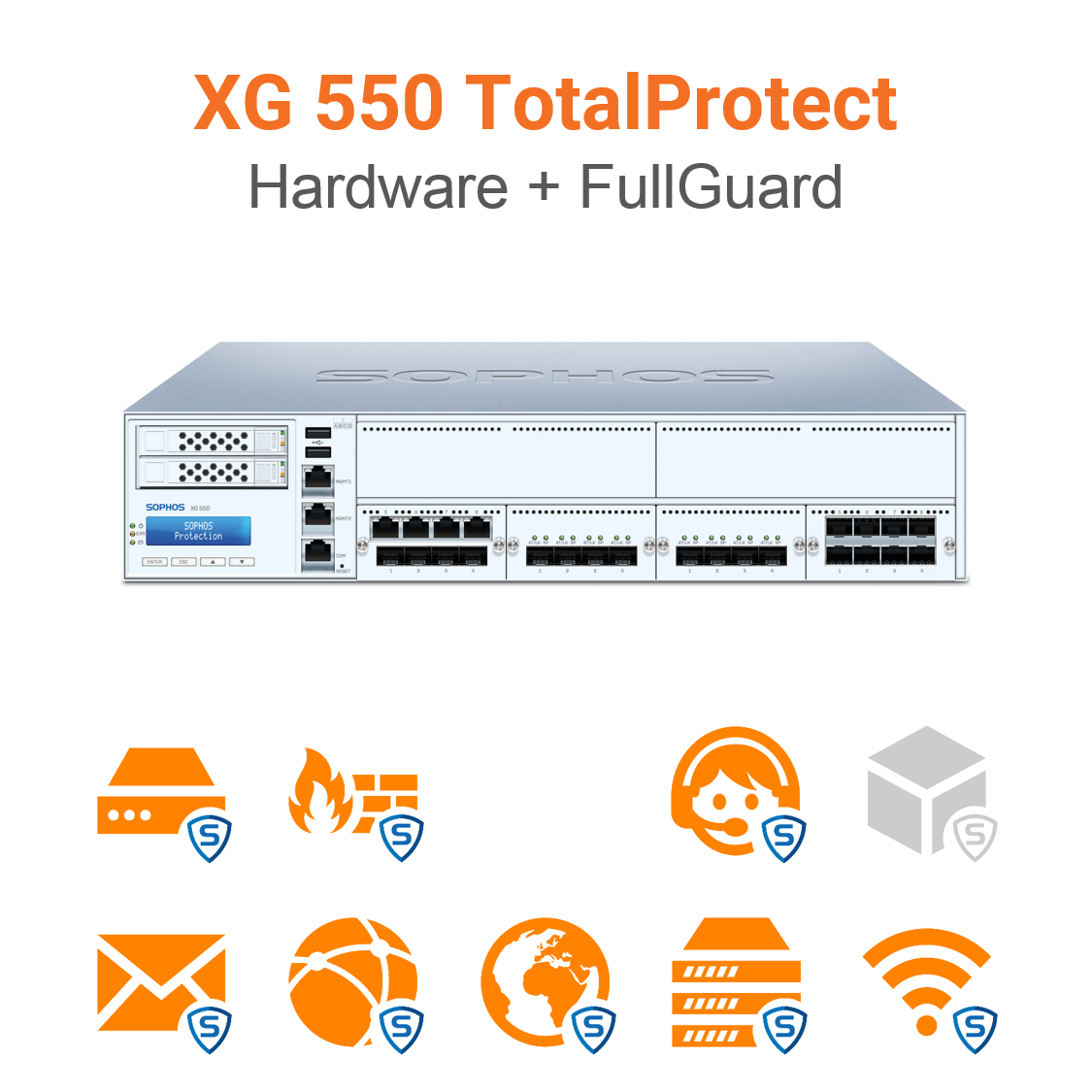 Sophos XG 550 TotalProtect Bundle (Hardware + Lizenz)