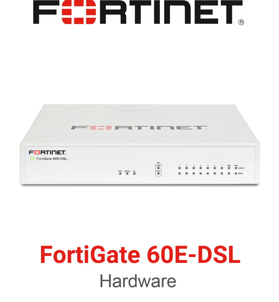 Fortinet FortiGate 60E DSL Firewall