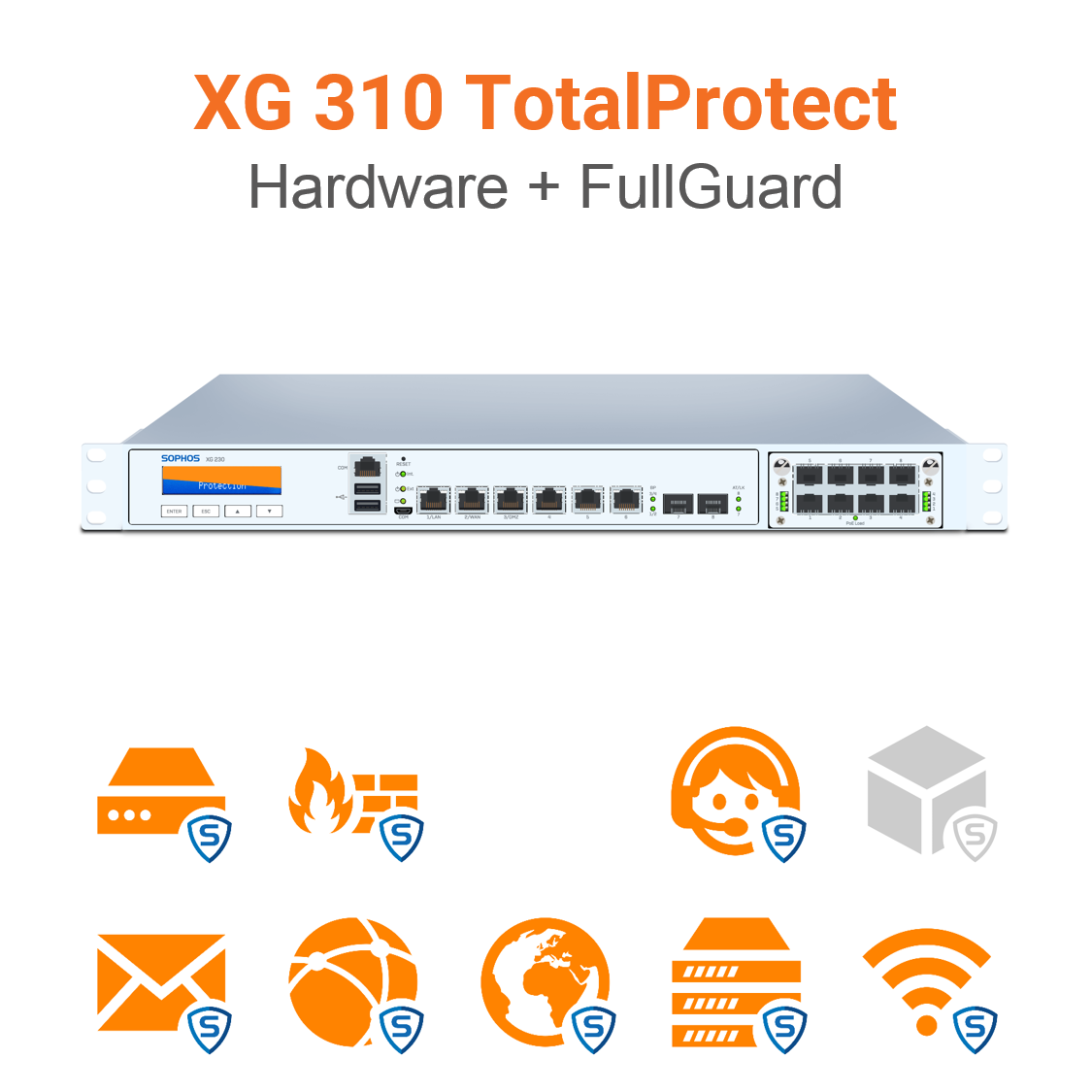 Sophos XG 310 TotalProtect Bundle (Hardware + Lizenz)