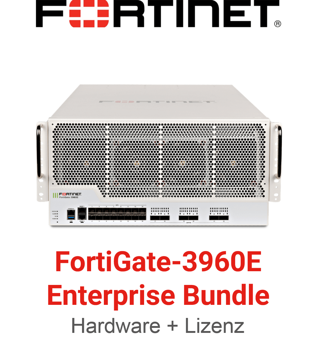 Fortinet FortiGate-3960E - Enterprise Bundle (Hardware + Lizenz)