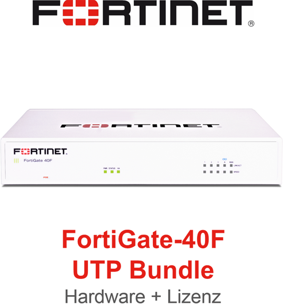 Fortinet FortiGate-40F - UTM/UTP Bundle (Hardware + Lizenz)