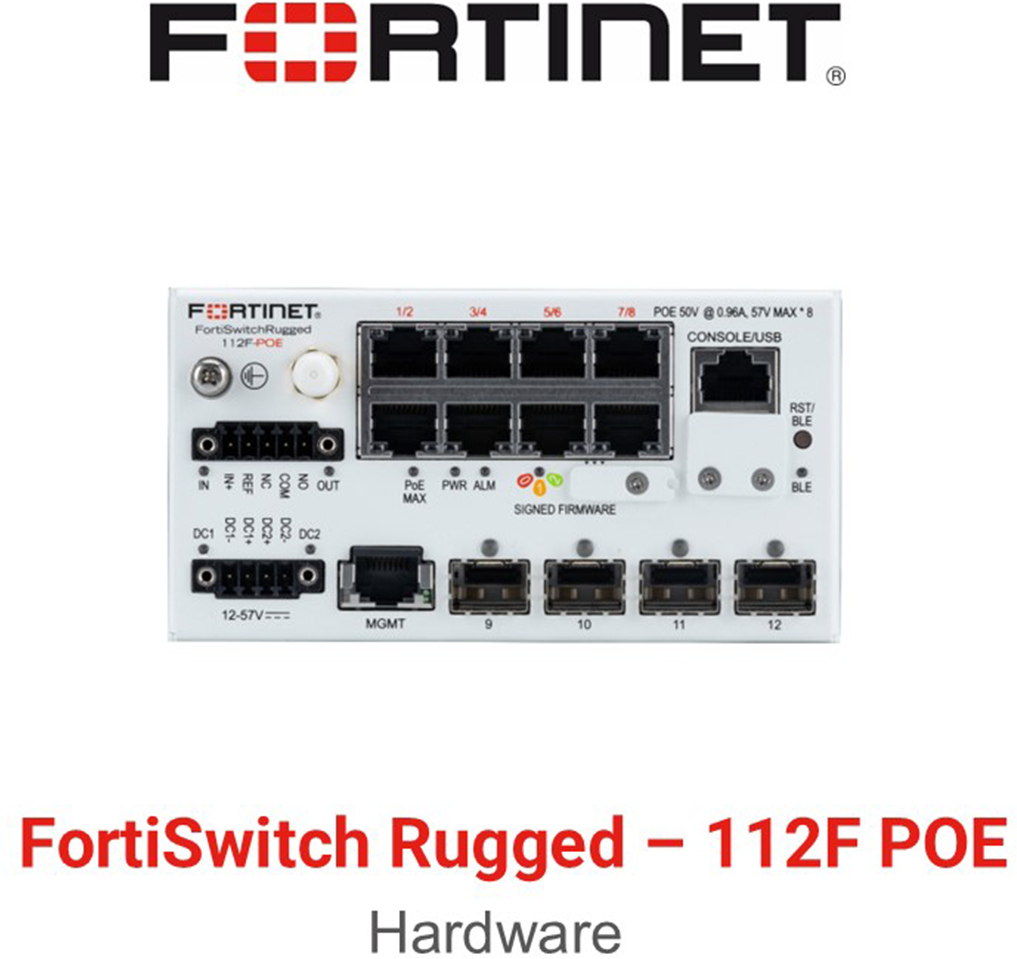 Fortinet FortiSwitch 112F Rugged POE (FSR-112F-POE) | EnBITCon Systemhaus
